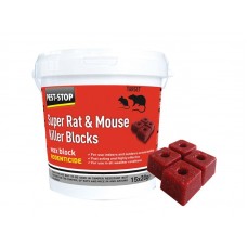 Pest-Stop (Pelsis Group) Super Rat & Mouse Killer Wax Blocks PRCPSWB04