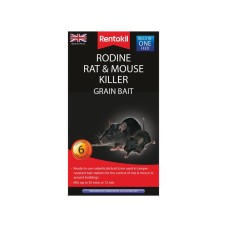 Rentokil Rodine Rat & Mouse Killer Grain Bait (Sachets 6) RKLPSMR13