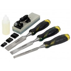 Roughneck Bevel Edge Chisel & Sharpening Kit, 6 piece ROU30165