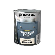 Ronseal Chalky Furniture Paint Country Cream 750ml RSLCFPCC750