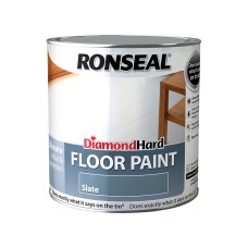 Ronseal Diamond Hard Floor Paint Satin Slate 2.5 litre RSLDHFPSL25L