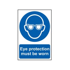 Scan Eye Protection Must Be Worn - PVC Sign 200 x 300mm SCA0007