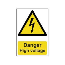 Scan Danger High Voltage - PVC Sign 200 x 300mm SCA0761