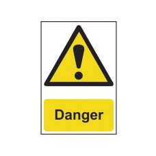 Scan Danger - PVC Sign 200 x 300mm SCA1301