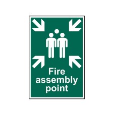 Scan Fire Assembly Point - PVC Sign 200 x 300mm SCA1541