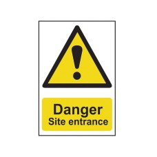 Scan Danger Site Entrance - PVC Sign 400 x 600mm SCA4102