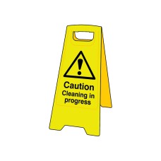 Scan Caution Cleaning In Progress - Heavy Duty 'A' Board SCA4703