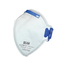 Scan Fold Flat Disposable Mask FFP2 Protection (Pack 3) SCAPPEP2FF