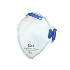 Scan Fold Flat Disposable Mask FFP2 Protection (Pack 20) SCAPPEP2FFB