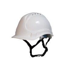 Scan Short Peak Safety Helmet White SCAPPESHSPW