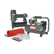 Senco Finish Pro 18 Pneumatic Nailer & 1 HP Compressor Kit 110V SENPC0964UK1