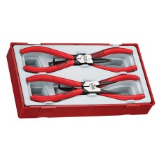 Teng TT47-7 Mega Bite Circlip Pliers Set, 4 Piece TENTT4747