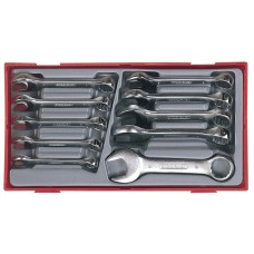 Teng TT6010M Metric Midget Combination Spanner Set, 10 Piece TENTT6010M