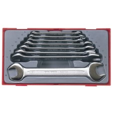 Teng TT6208 Metric Open End Spanner Set, 8 Piece TENTT6208