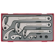 Teng TTHP08 Hook & Pin Wrench Set, 8 Piece TENTTHP08