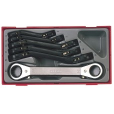 Teng TTRORS Metric Ratchet Ring Spanner Set, 6 Piece TENTTRORS