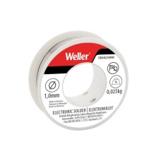 Weller Electronic Lead-Free Solder Sn99 Cu3, 1mm 25g WEL54025099N