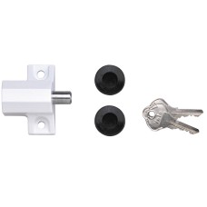 Yale Locks P114 Patio Door Lock White Finish Visi-pack YALP114WE