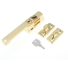 Yale Locks P115PB Lockable Window Handle Polished Brass Finish YALP115PB