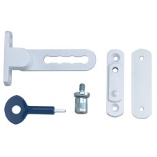 Yale Locks P117 Ventilation Window Lock White Finish Pack of 1 YALP117WE