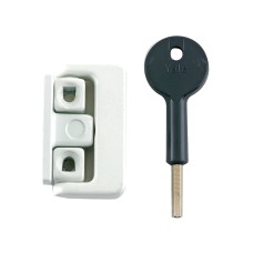 Yale Locks 8K101 Window Latch White Finish Visi YALV8K101LKW